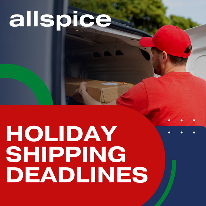 2022 Holiday Shipping Deadlines