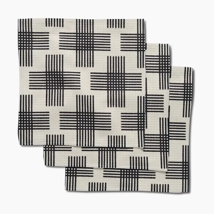 Geometry Dishcloth: Cross Hatch