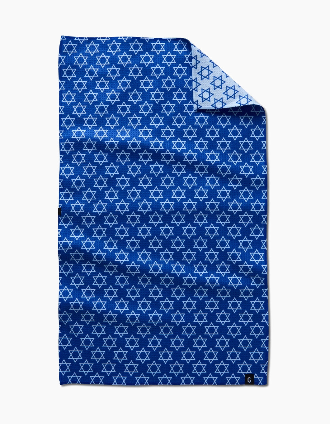 Geometry Double Sided Kitchen Tea Towel: Star of David