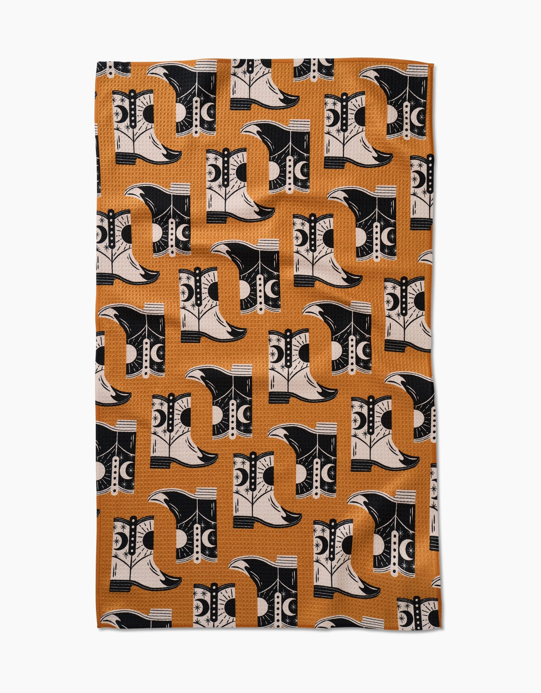 Geometry Kitchen Tea Towel: Cowboy Boots