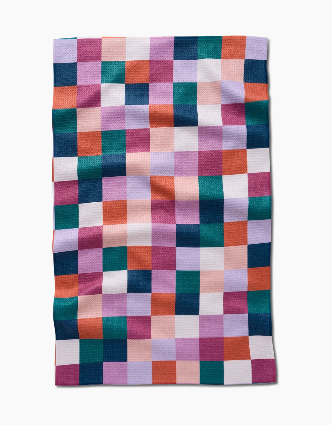 Geometry Kitchen Tea Towel: Fall Checkers