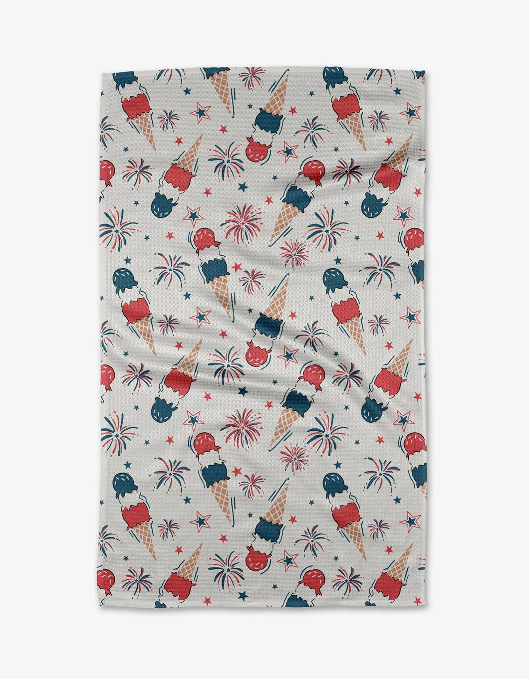 Geometry Kitchen Tea Towel: Ice Cream Celebration