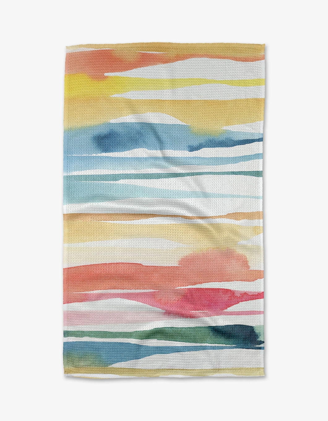 Geometry Kitchen Tea Towel: Lakeside