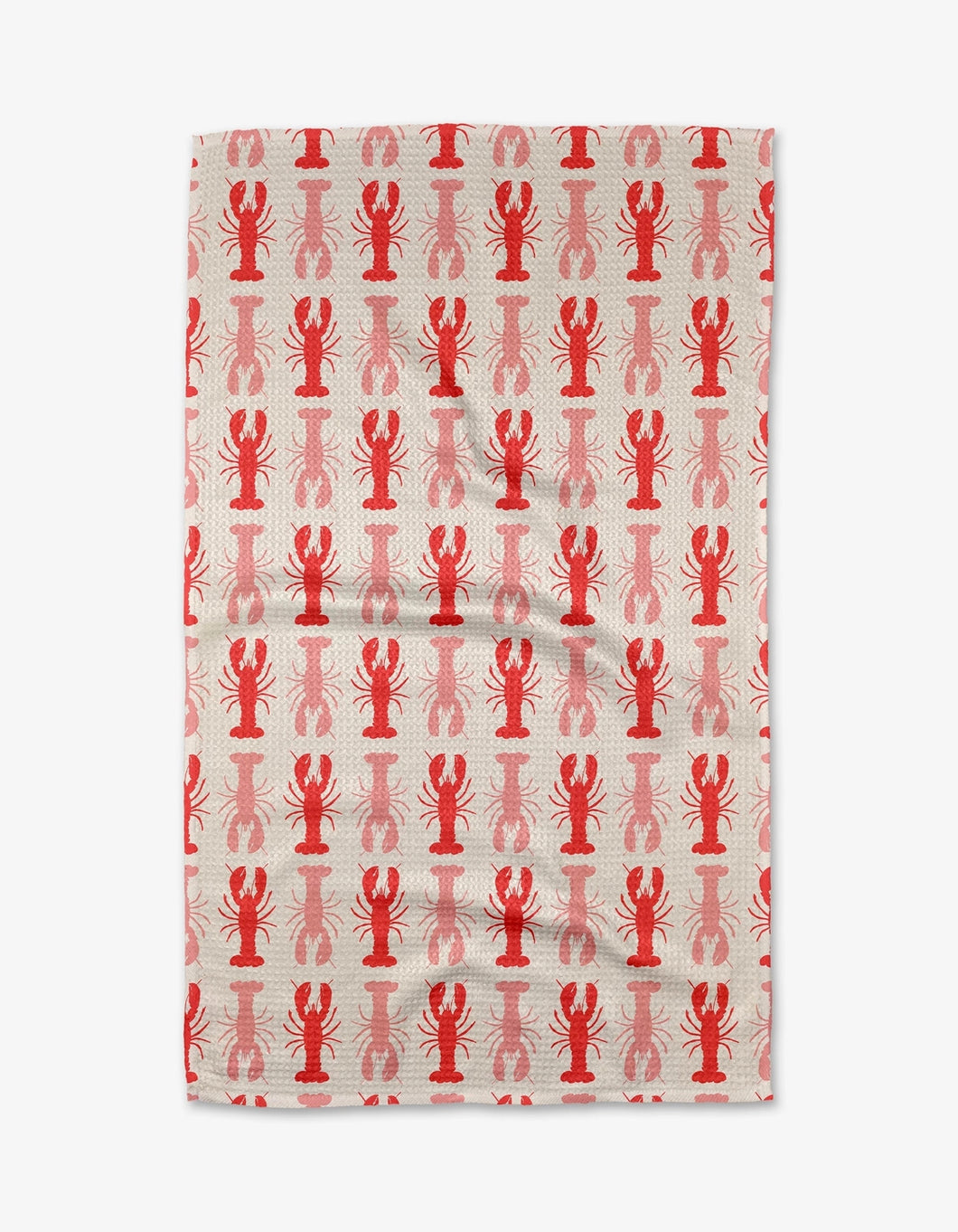 Geometry Kitchen Tea Towel: Lobster Stripe