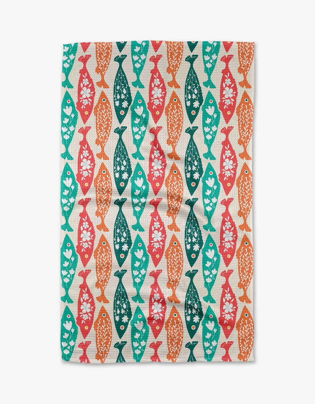 Geometry Kitchen Tea Towel: Swedish Fish