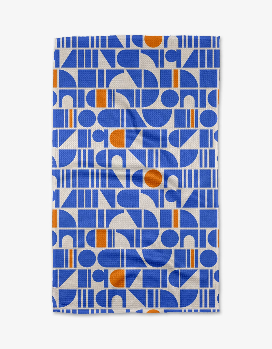 Geometry Kitchen Tea Towel: Ultra Marine