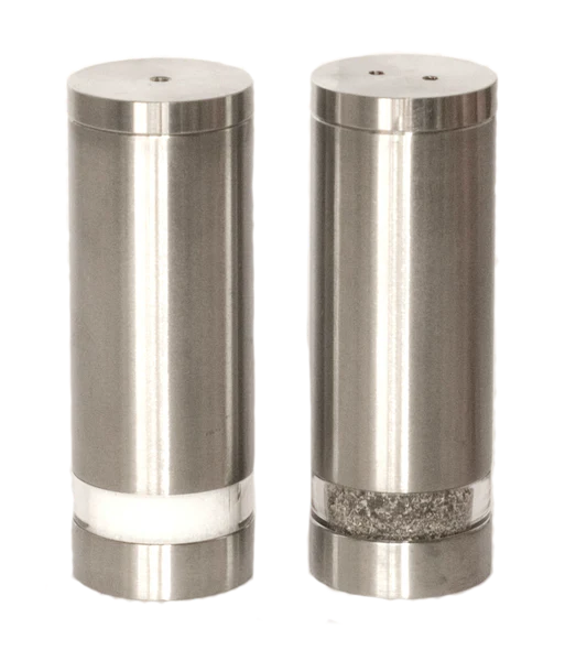 Savoy Stainless Steel Salt & Pepper Shakers