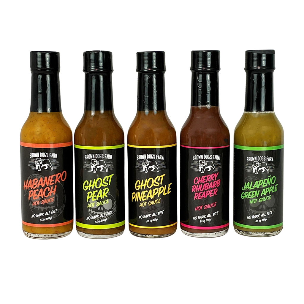 Brown Dogs Farm Hot Sauce 5.5 oz bottle