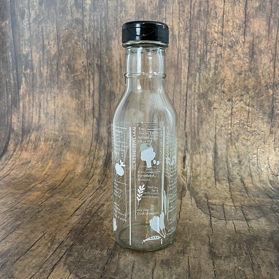 Glass Salad Dressing Bottle